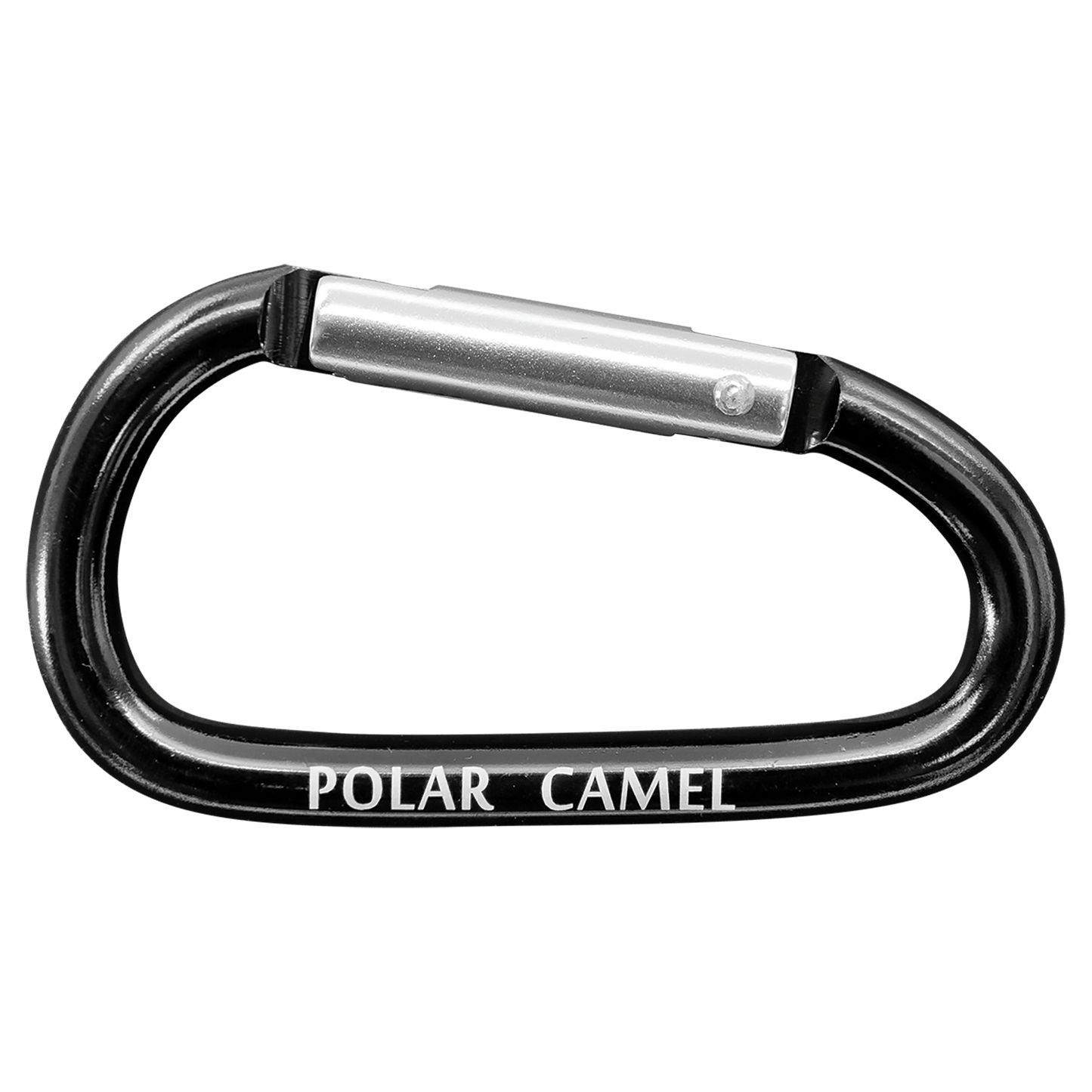 Black Polar Camel Water Personalized Water Bottle Carabiner