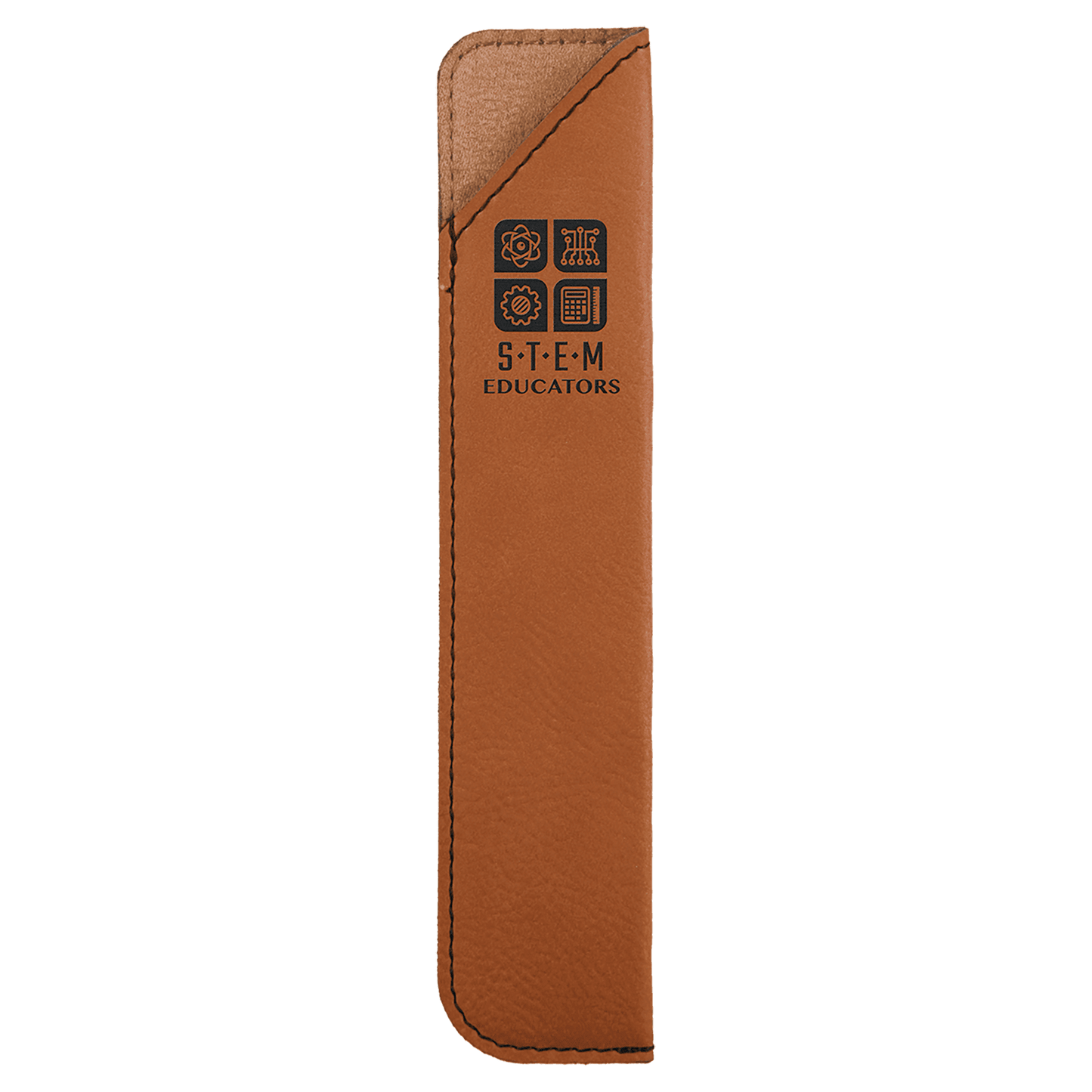 Personalized Rawhide Leatherette Single Pen Sleeve - Leatherette