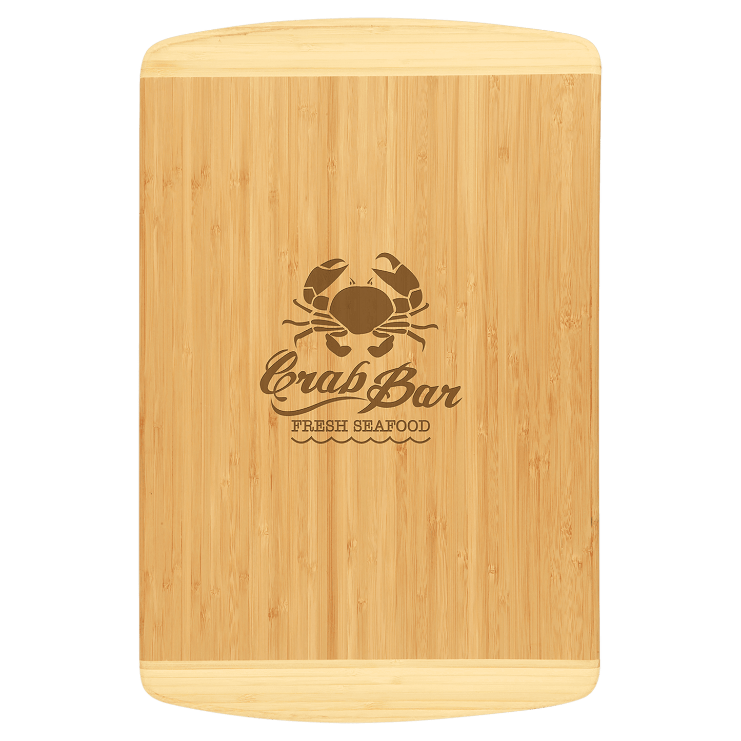 Custom Two-Tone Bamboo Cutting Board
