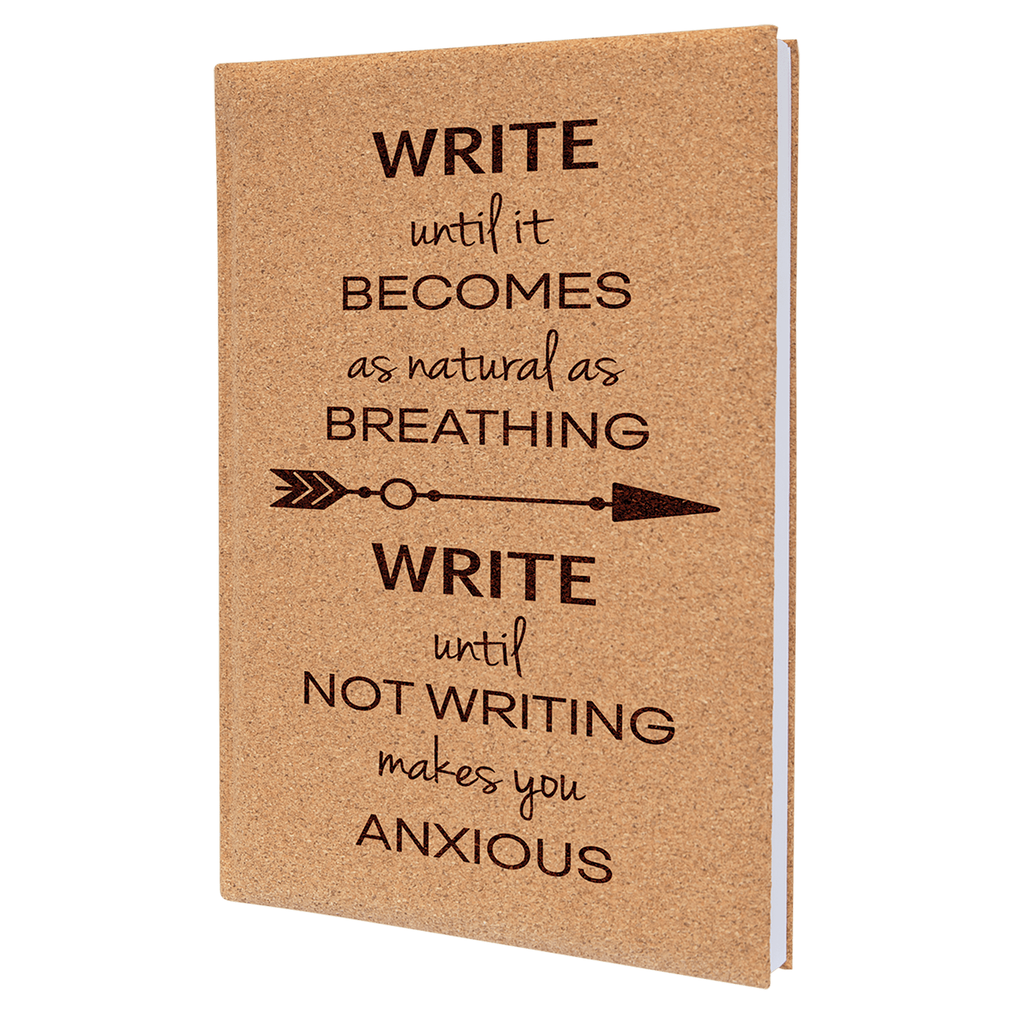 Personalized Cork Journal - Leatherette
