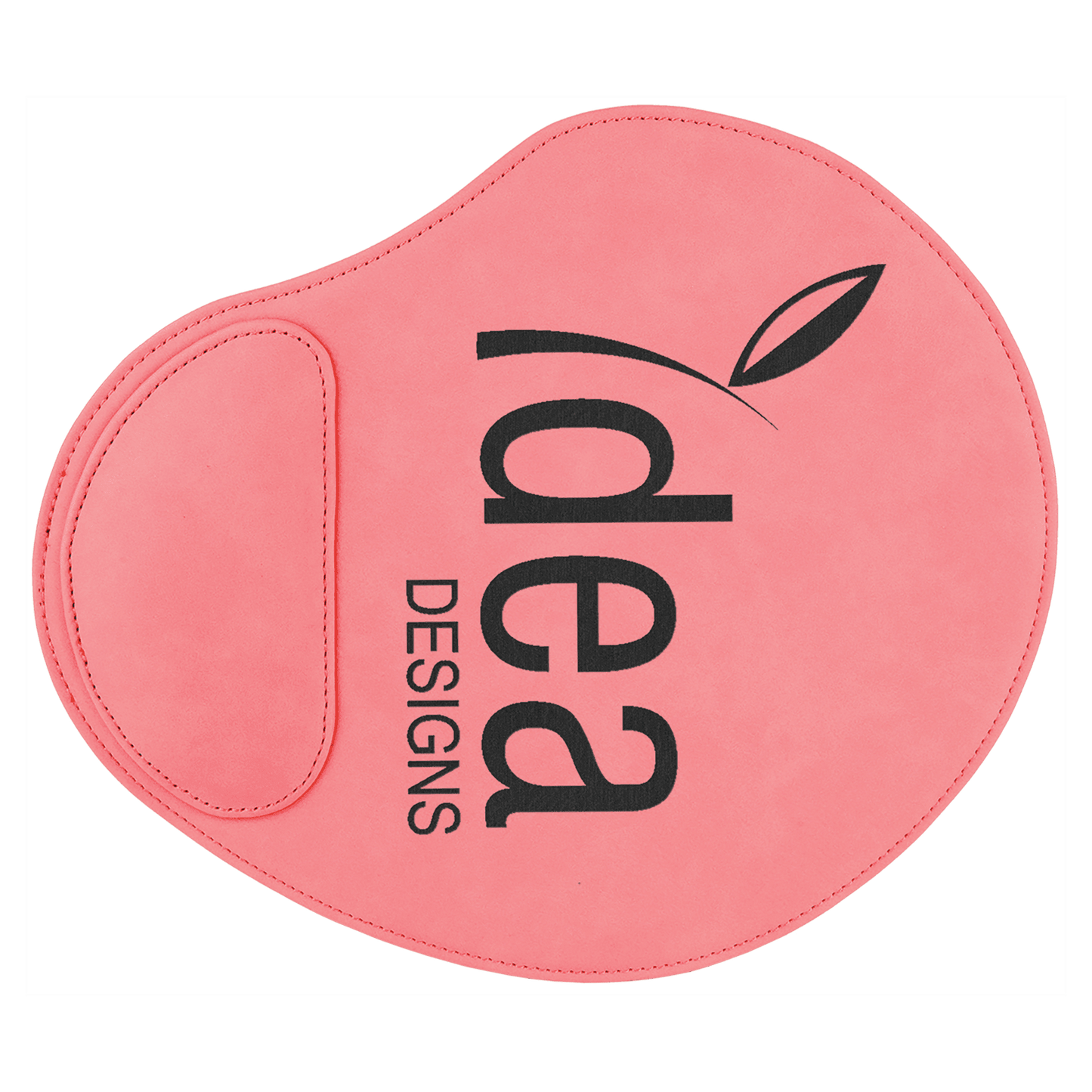 Personalized Pink Leatherette Mouse Pad - Leatherette