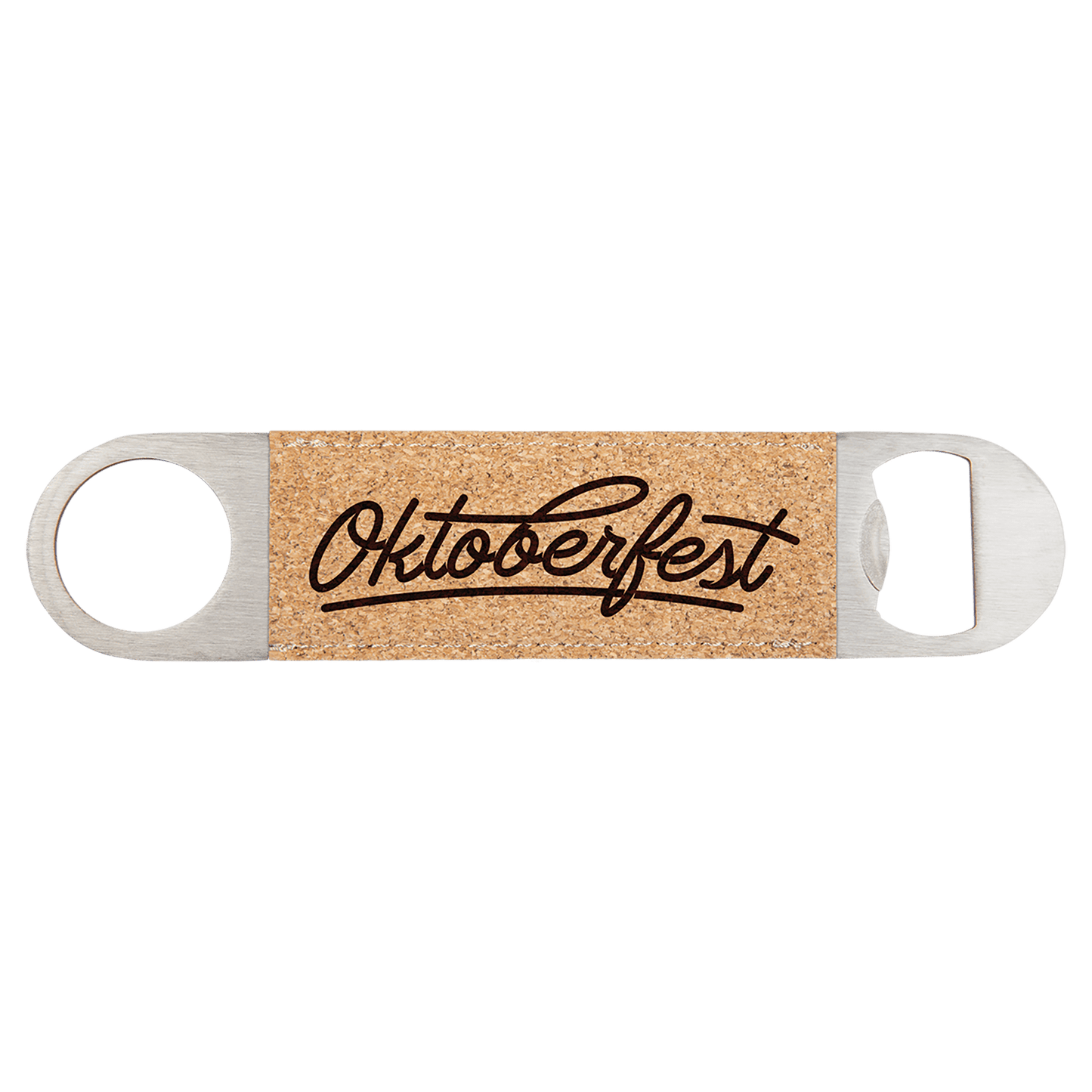 Cork Personalized Bottle Opener - Stainless Steel