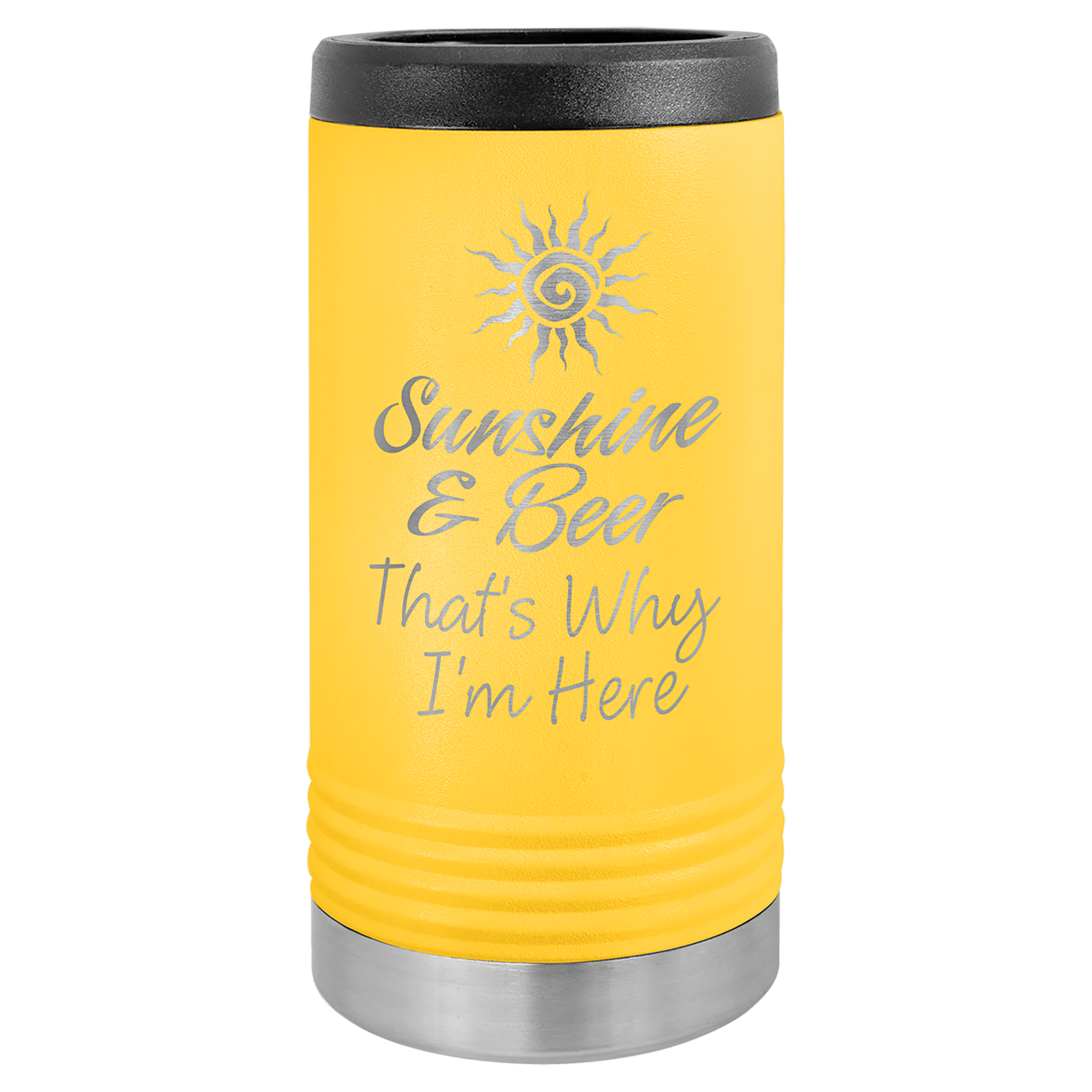Custom Yellow Polar Camel Slim Beverage Holder