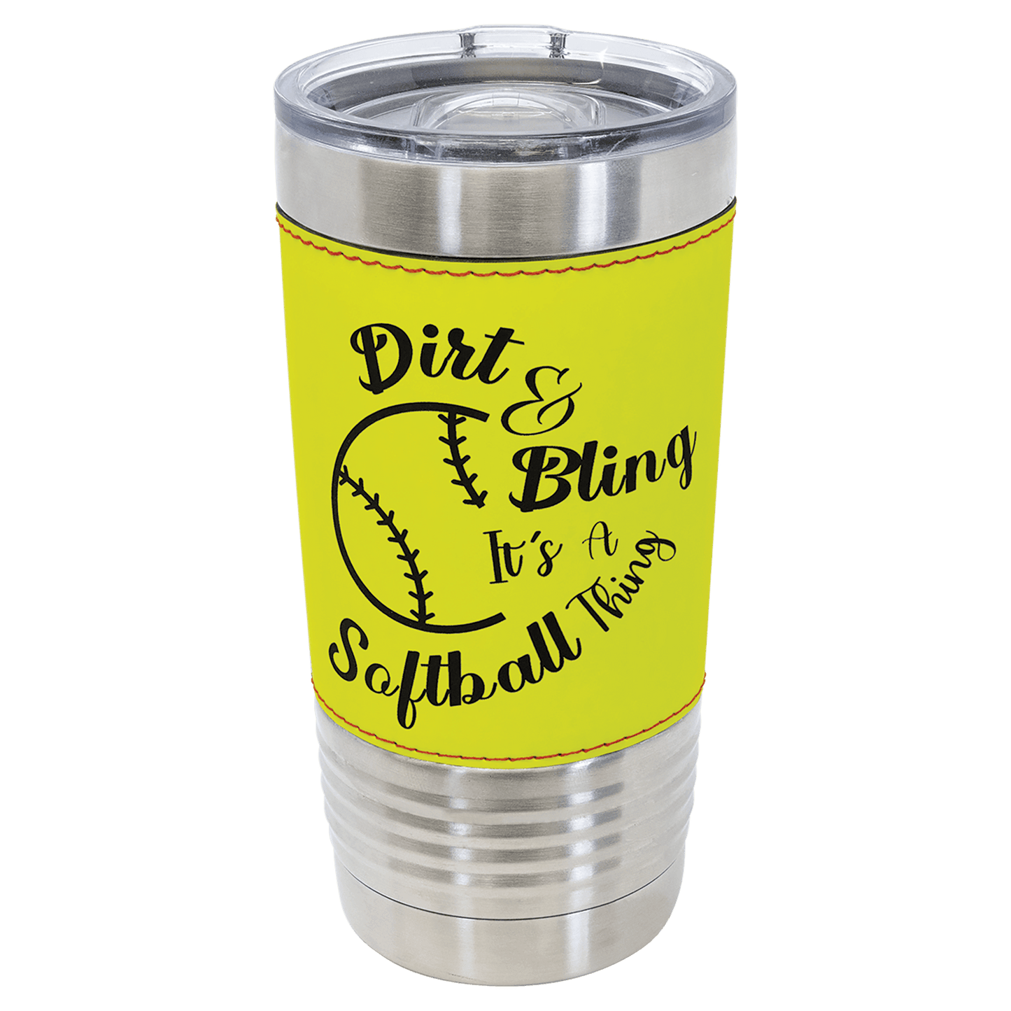 Softball Sport Custom Laser Engraved Tumbler