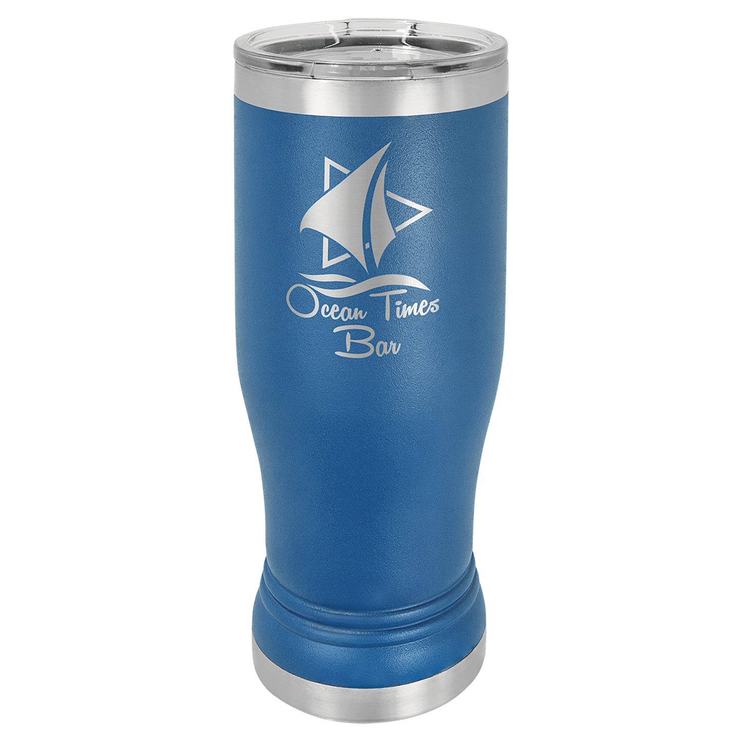 Custom Royal Blue Polar Camel 14 oz. Pilsner