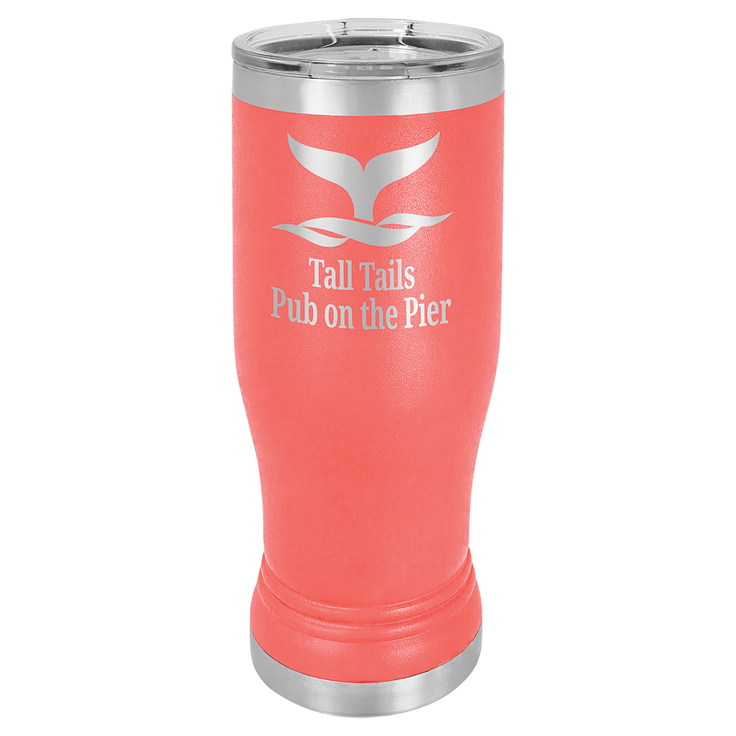Custom Coral Polar Camel 14 oz. Pilsner