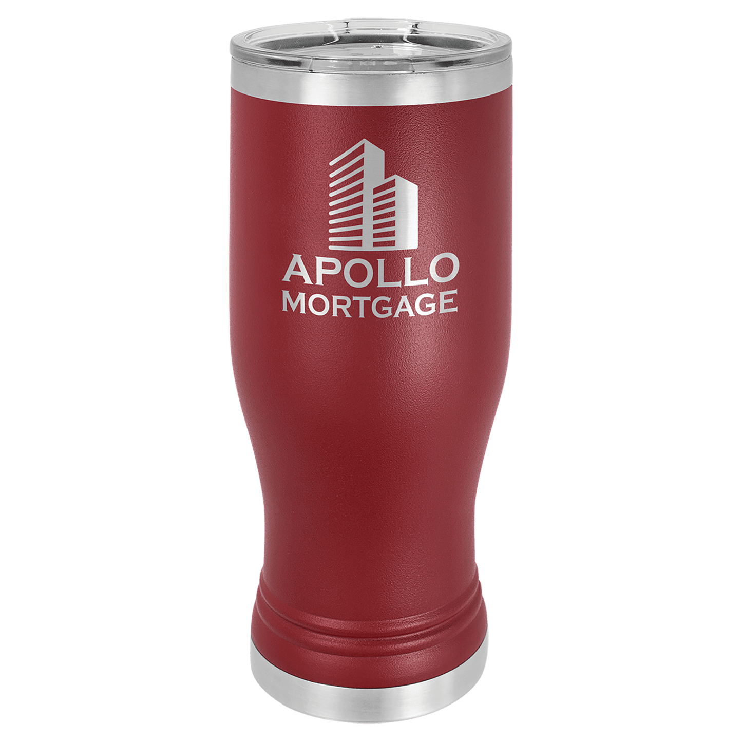 Custom Maroon Polar Camel 20 oz. Pilsner