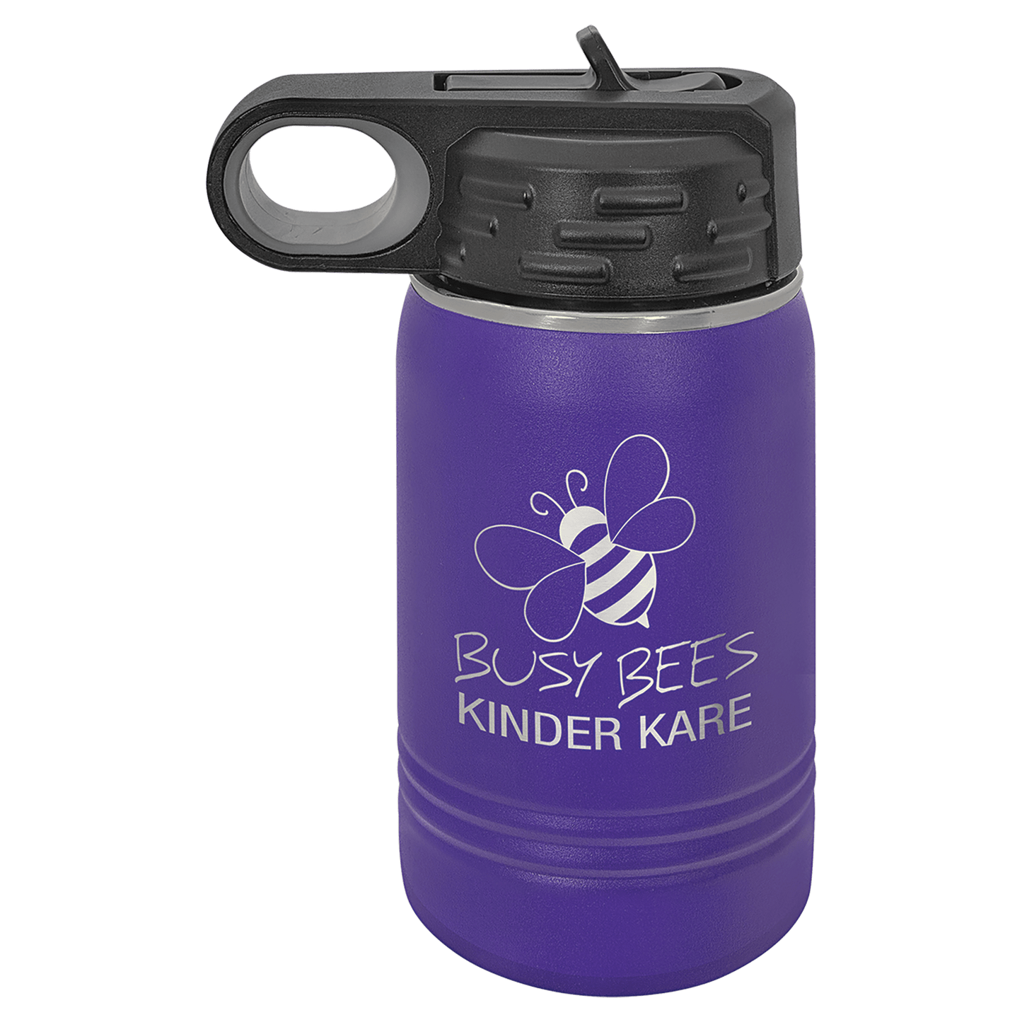 Purple 12 oz. Polar Camel Water Personalized Water Bottle