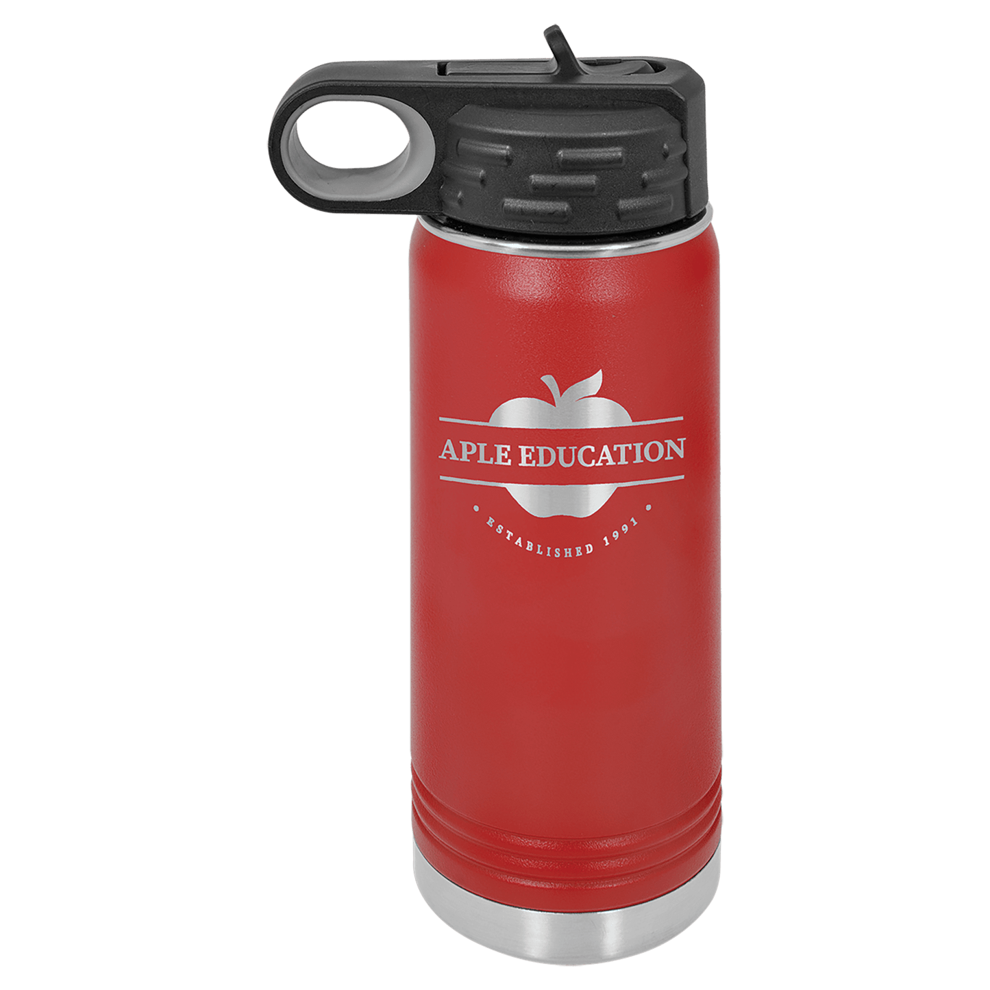 Red 20 oz. Polar Camel Water Personalized Water Bottle