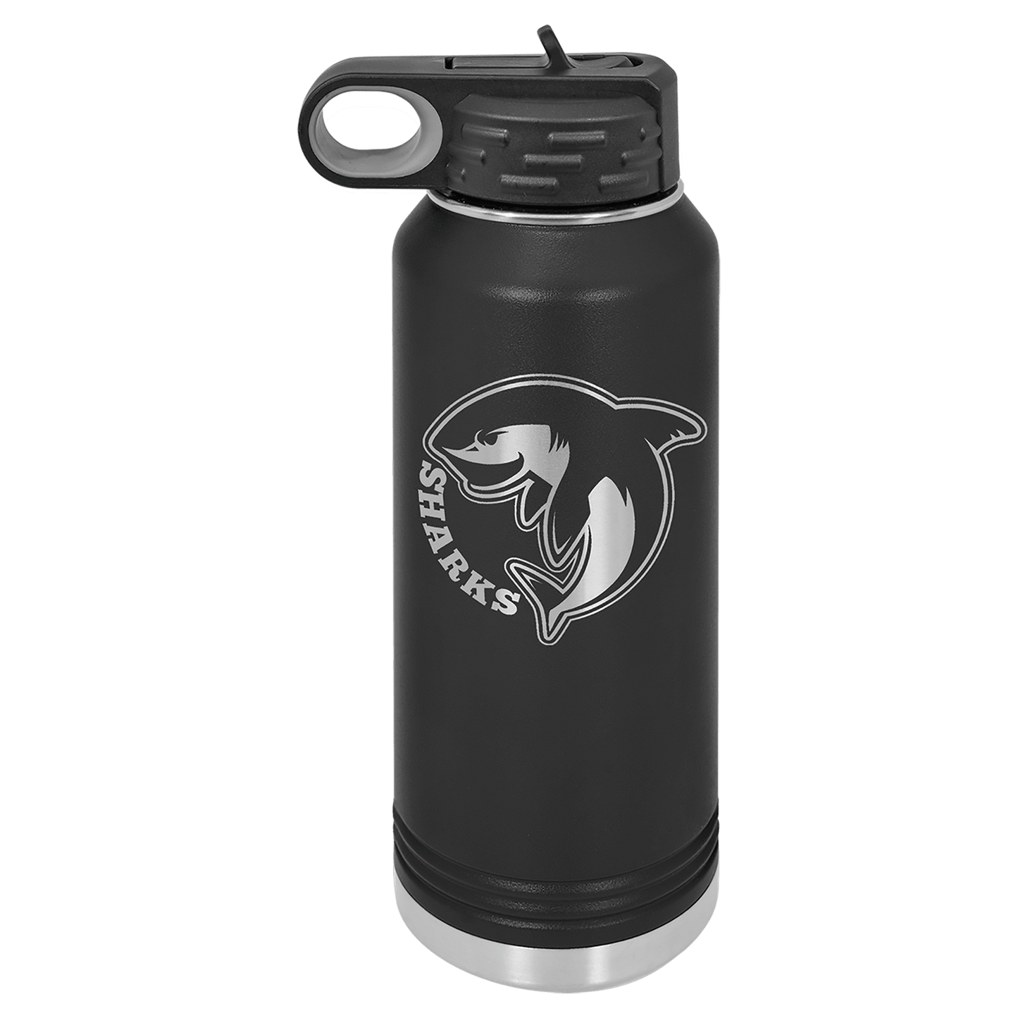 Black 32 oz. Polar Camel Water Personalized Water Bottles