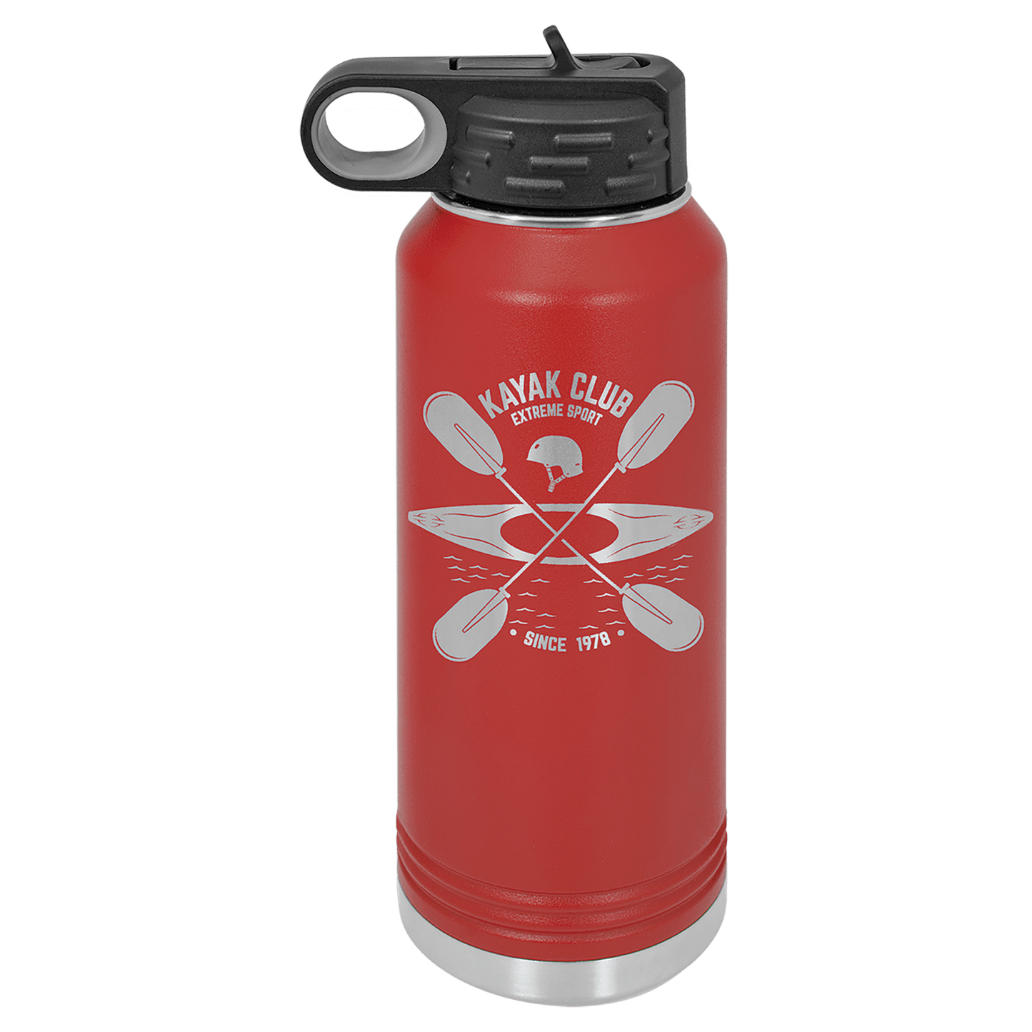 Red 32 oz. Polar Camel Water Personalized Water Bottles