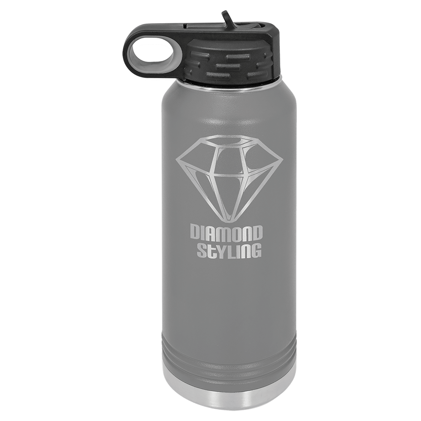 Dark Gray 32 oz. Polar Camel Water Personalized Water Bottles