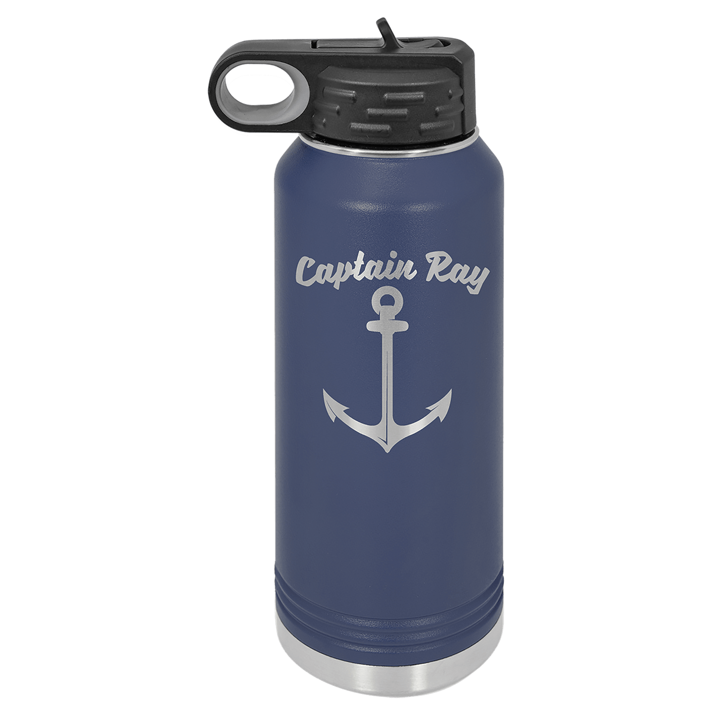 Navy Blue 32 oz. Polar Camel Water Personalized Water Bottles