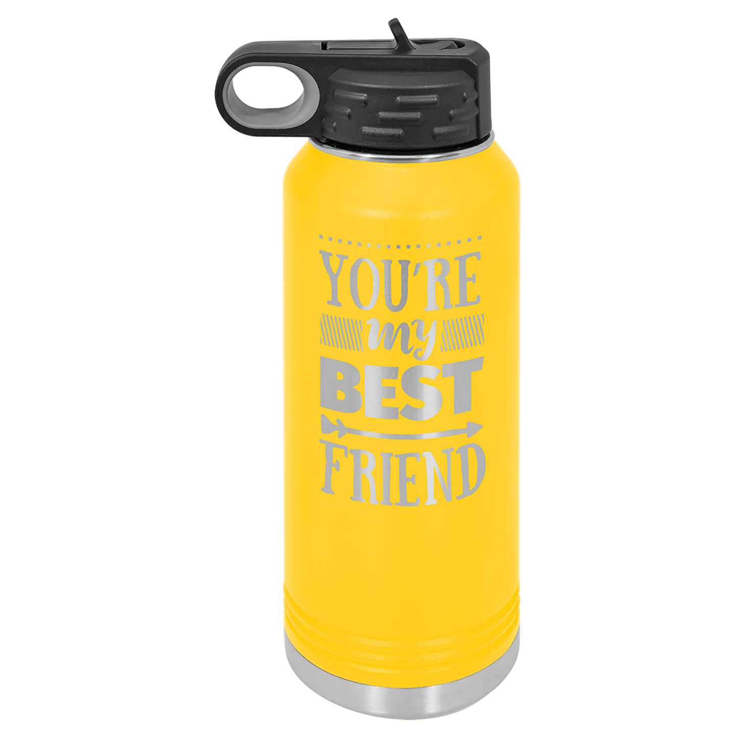 Yellow 32 oz. Polar Camel Water Personalized Water Bottles