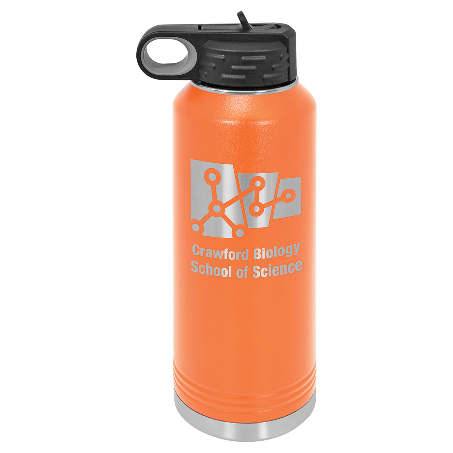Orange 40 oz. Polar Camel Water Personalized Water Bottle