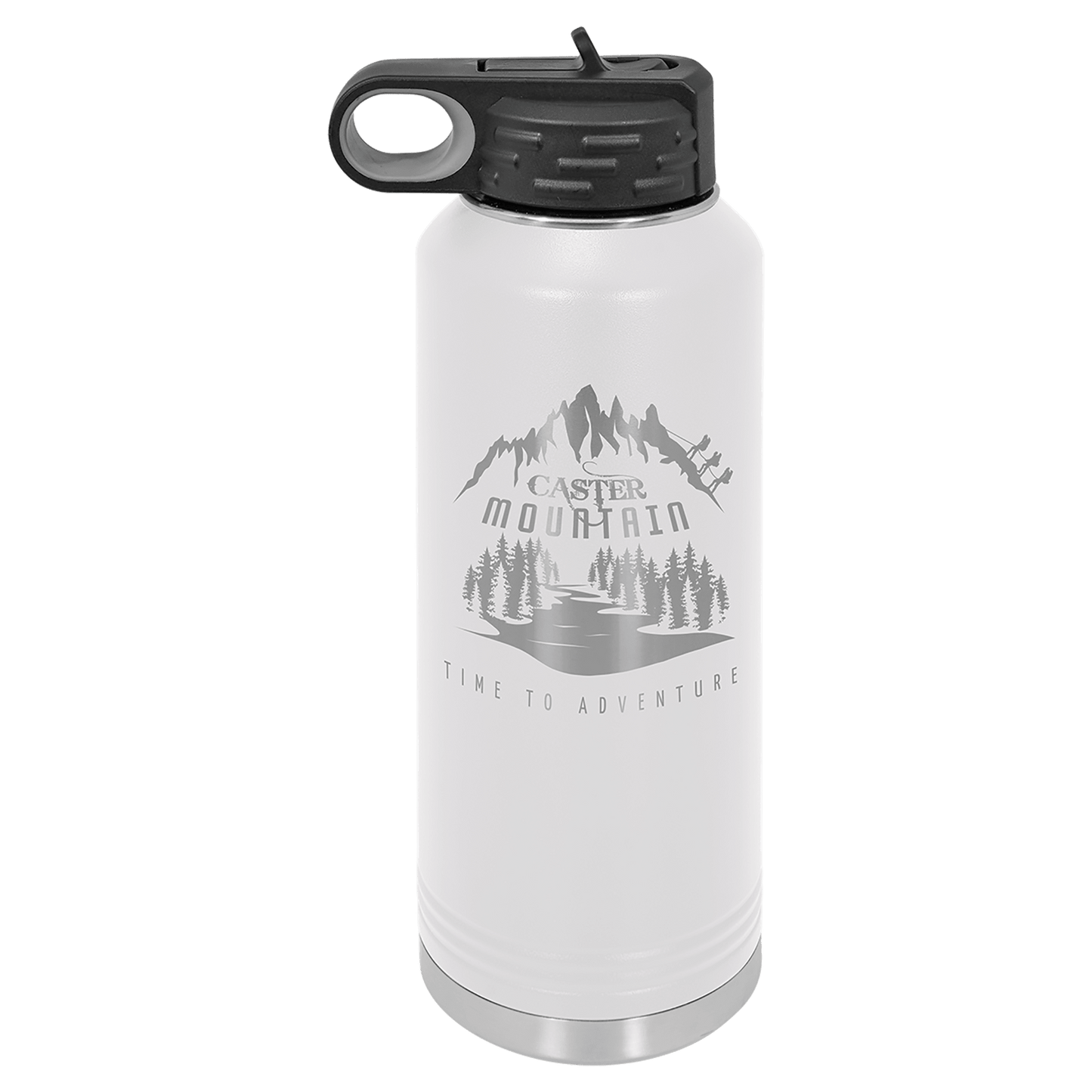 White 40 oz. Polar Camel Water Personalized Water Bottle