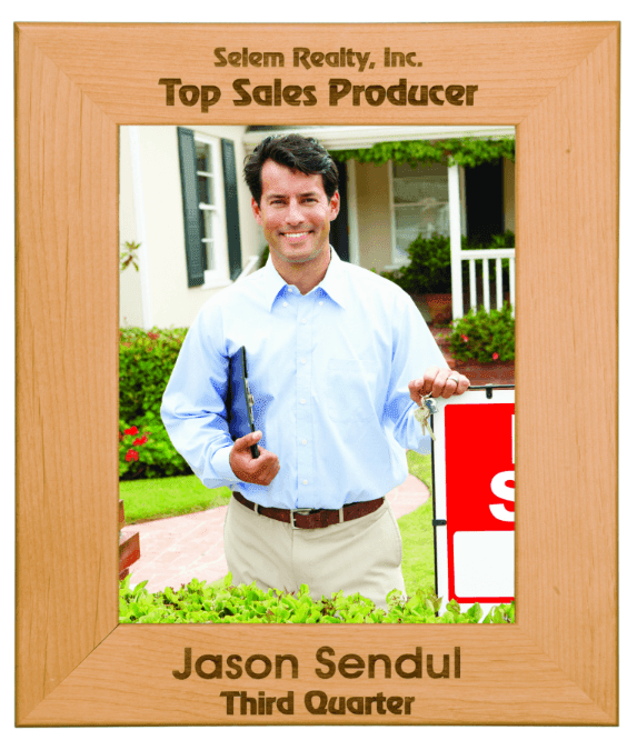 Genuine Red Alder Photo Personalized Photo Frame