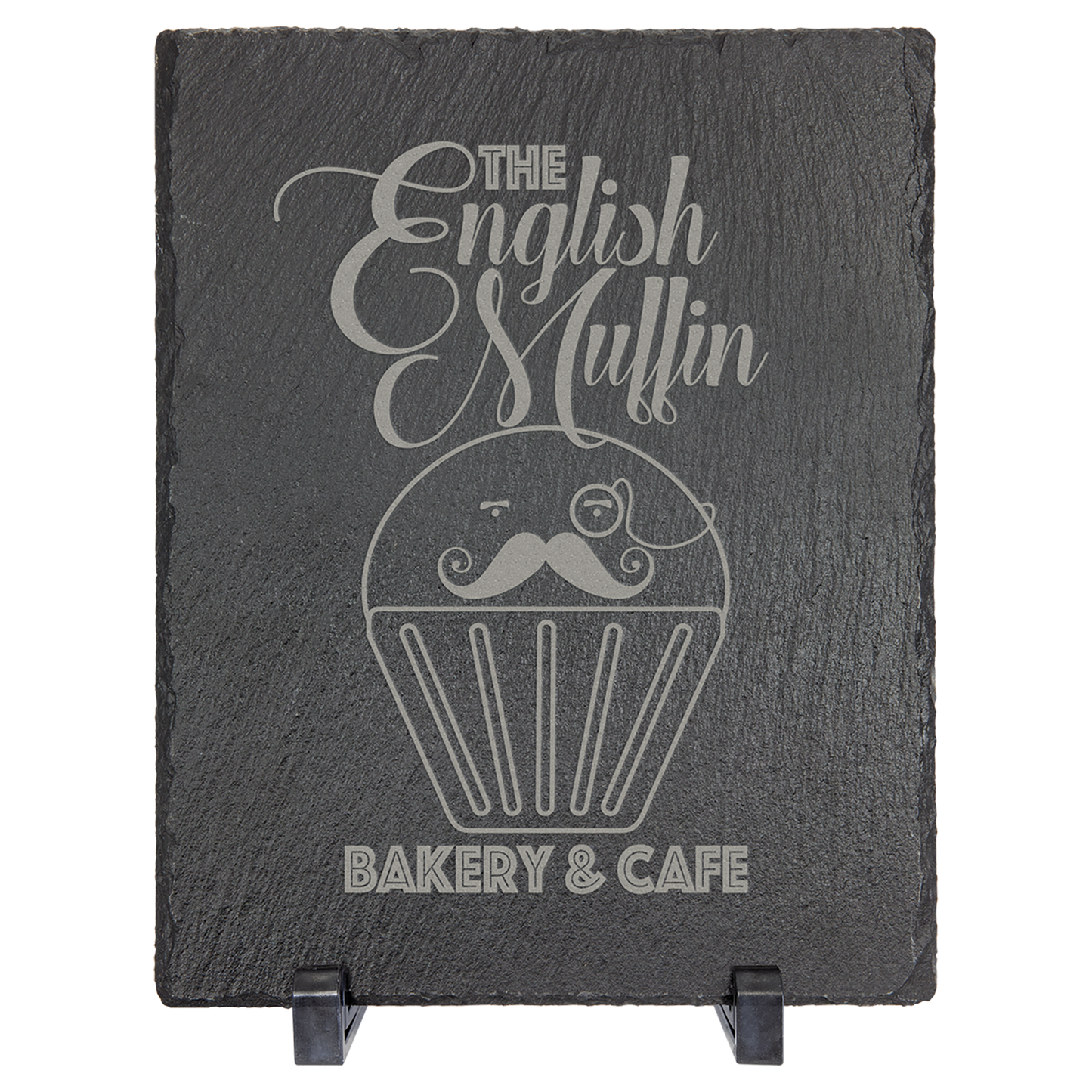Personalized Rectangle Slate Decor with Rubber Pads and Stands
