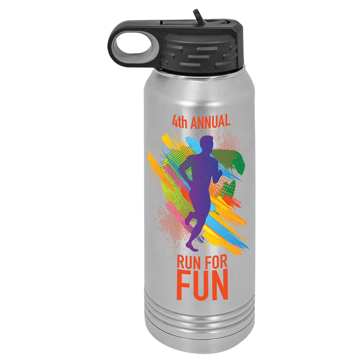 Full Color 30 oz. Polar Camel Water Personalized Water Bottle-Stainless Steel