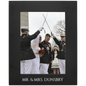 Black Anodized Aluminum Photo Personalized Photo Frame