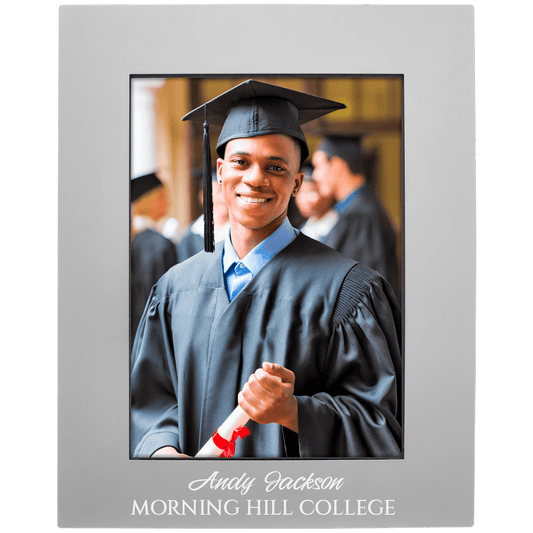 Gray Anodized Aluminum Photo Personalized Photo Frame