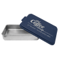 Personalized Aluminum Cake Pan with Navy Blue Powder Coated Lid