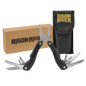 Personalized Bison River Black Anodized Aluminum 13 Function Multi Tool with Nylon Sheath