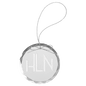 Round Premier  Custom Engraved Glass Ornament