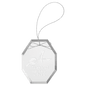 Octagon Premier Custom Engraved Glass Ornament