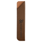 Personalized Dark Brown Leatherette Single Pen Sleeve - Leatherette