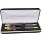 Personalized Black Velvet Double Pen/Pencil Case