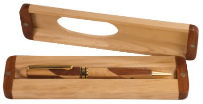 Personalized Maple/Rosewood Magnetic Pen/Pencil Case    (Case Only)