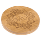 Round Bamboo Custom Engraved Coaster