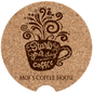 Cork Car Custom Engraved Coaster