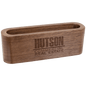 Personalized Walnut Business Card Holder