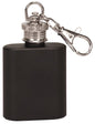 Custom Matte Black 1 oz. Flask Keychain