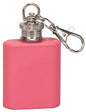 Custom Matte Pink 1 oz. Flask Keychain