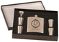 Custom 6 oz. Stainless Steel Flask Set with Presentation Box