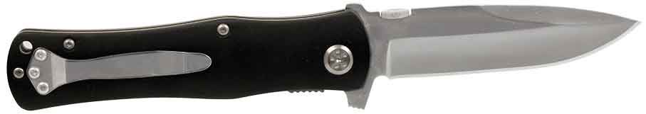 Personalized Black Anodized Aluminum Handle Knife
