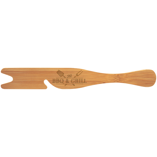 Personalized Bamboo Oven Rack Tool