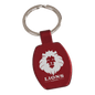 Red Rectangle Metal Personalized Keychain