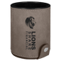 Personalized Gray Leatherette Dice Cup Set - Leatherette