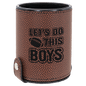 Personalized Football Leatherette Dice Cup Set - Leatherette