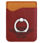 Personalized Rose Leatherette Phone Wallet with Ring - Leatherette