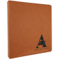 Personalized Rawhide Laserable Leatherette 3 Ring Binder with 1 Slant D Rings