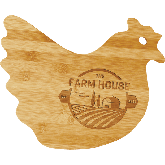 Custom Bamboo Hen Cutting Board