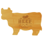 Custom Bamboo Cow Cutting Board