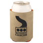 Custom Light Brown Leatherette Beverage Holder - Leatherette