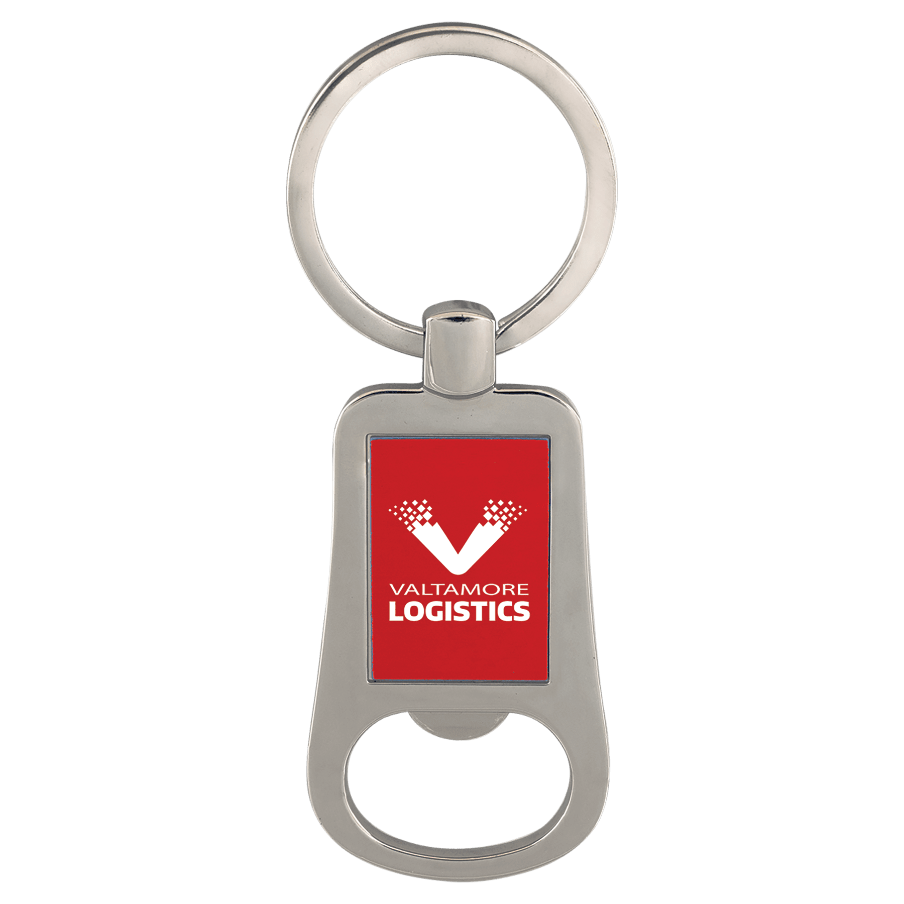Red Personalized Bottle Opener Keychain