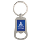 Blue Personalized Bottle Opener Keychain